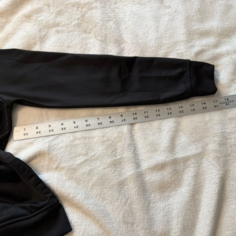 Fila sport Girls size M (10) black and pink full zip jacket